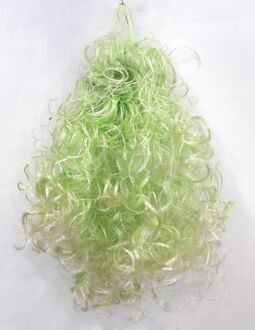 В2 Резинка из вьющихся зеленых волос (искусственные)